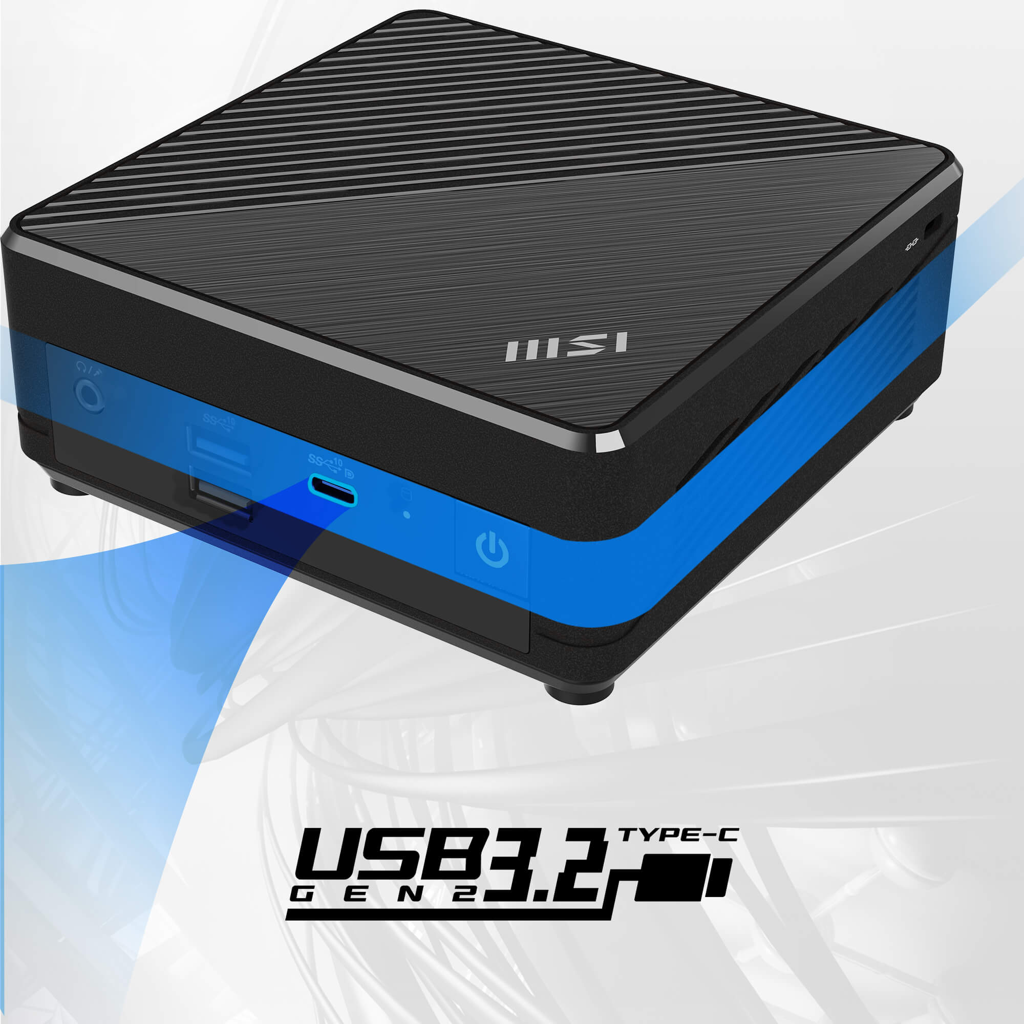MSI Cubi N ADL Fanless Ultrasmall NUC MINI PC Barebone PC, Intel